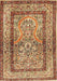 Machine Washable Traditional Mahogany Brown Rug, wshtr4773