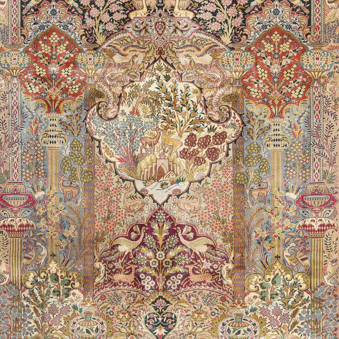 Traditional Sienna Brown Persian Rug, tr4777