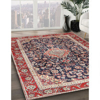 Traditional Tan Brown Medallion Rug, tr4778