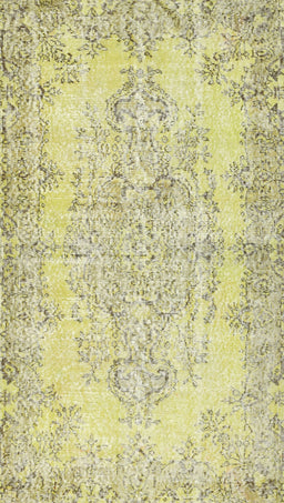Machine Washable Traditional Gold Rug, wshtr477