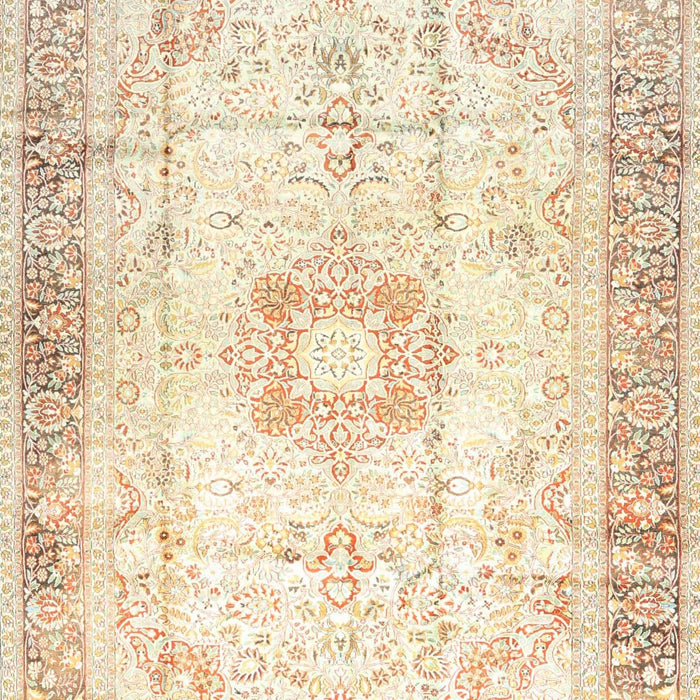Traditional Vanilla Gold Persian Rug, tr4783