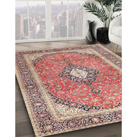 Traditional Brown Medallion Rug, tr4786