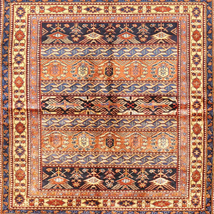Square Traditional Sandy Brown Persian Rug, tr4788