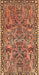 Traditional Dark Sienna Brown Oriental Rug, tr4789