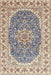 Traditional Deep Peach Orange Medallion Rug, tr4793