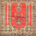 Square Traditional Sandy Brown Persian Rug, tr4798