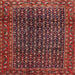 Square Traditional Rust Pink Persian Rug, tr47