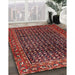 Traditional Rust Pink Persian Rug in Family Room, tr47