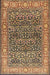 Traditional Dark Sienna Brown Persian Rug, tr4802