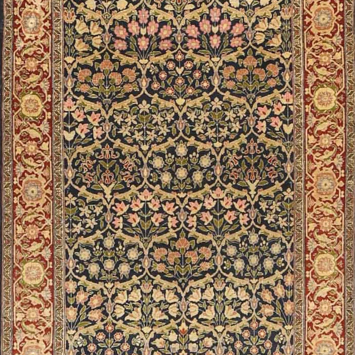 Traditional Dark Sienna Brown Persian Rug, tr4802