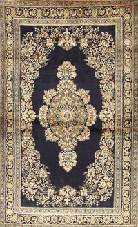 Machine Washable Traditional Brown Rug, wshtr4804