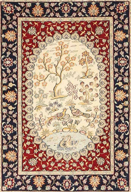 Machine Washable Traditional Brown Rug, wshtr4805