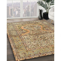 Traditional Sienna Brown Persian Rug, tr4809