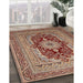 Machine Washable Traditional Brown Red Rug in a Family Room, wshtr480