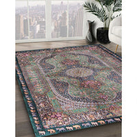 Traditional Purple Medallion Rug, tr4814