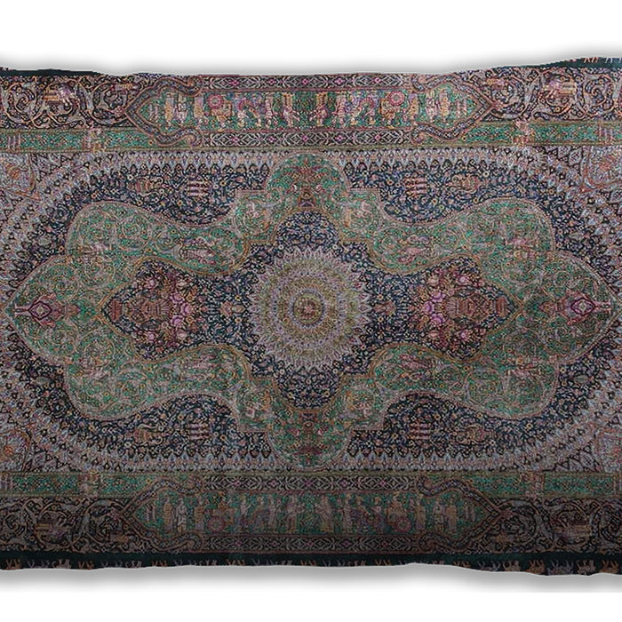 Traditional Classic Rectangular Purple Lumbar Throw Pillow, 13 inch by 19 inch, lbtr4814
