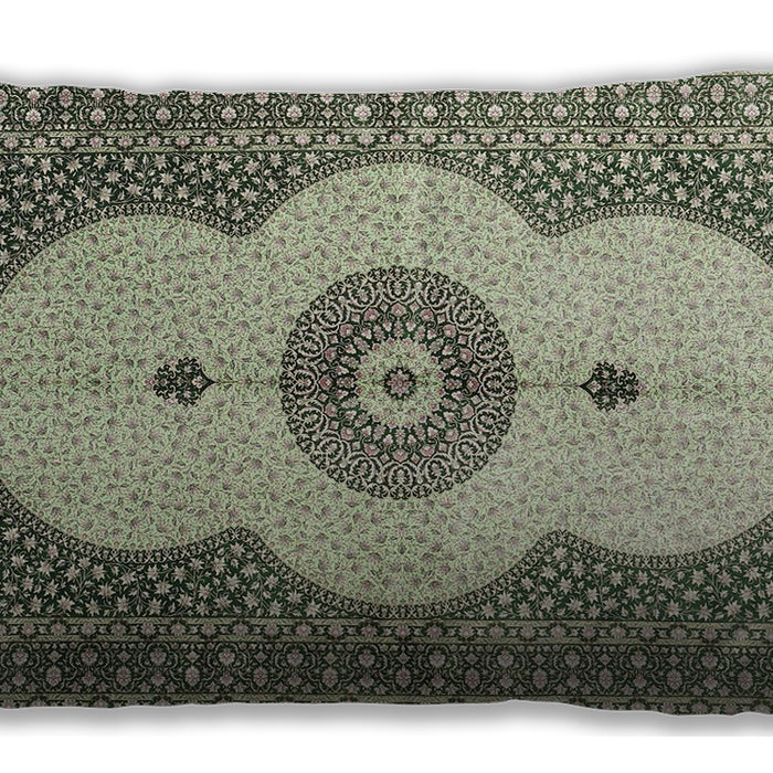 Traditional Classic Rectangular Tan Brown Lumbar Throw Pillow, 13 inch by 19 inch, lbtr4816