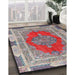 Machine Washable Traditional Brown Red Rug in a Family Room, wshtr4818