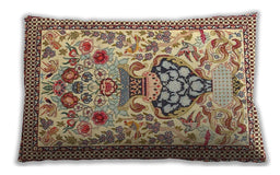 Traditional Classic Rectangular Sienna Brown Lumbar Throw Pillow, 13 inch by 19 inch, lbtr4819