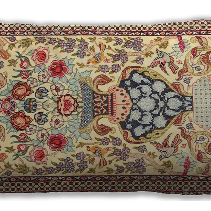 Traditional Classic Rectangular Sienna Brown Lumbar Throw Pillow, 13 inch by 19 inch, lbtr4819