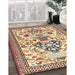 Traditional Sienna Brown Animal Rug in Family Room, tr4819