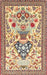 Traditional Sienna Brown Animal Rug, tr4819