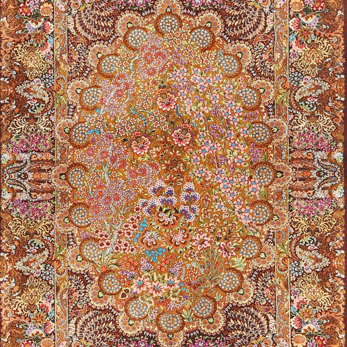 Traditional Sandy Brown Persian Rug, tr4826
