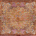 Square Traditional Sandy Brown Persian Rug, tr4826