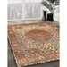 Machine Washable Traditional Mahogany Brown Rug in a Family Room, wshtr4827