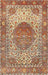 Traditional Mahogany Brown Medallion Rug, tr4827