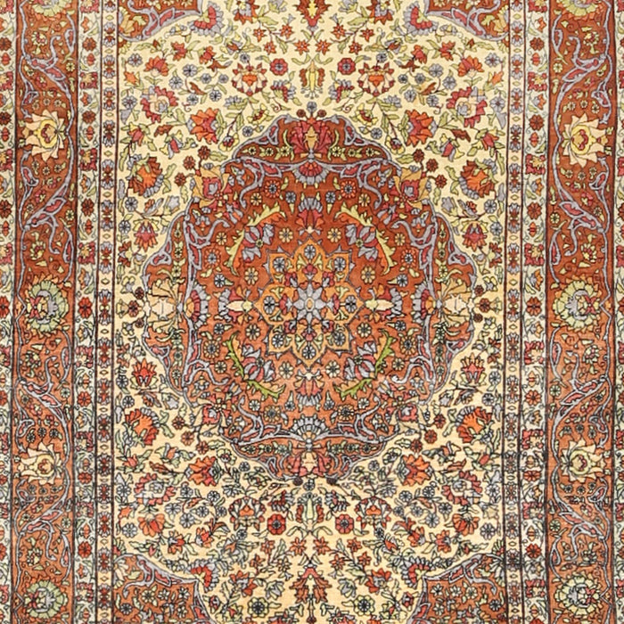 Machine Washable Traditional Mahogany Brown Rug, wshtr4827