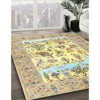 Traditional Harvest Gold Animal Rug, tr4828