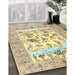 Traditional Harvest Gold Animal Rug in Family Room, tr4828