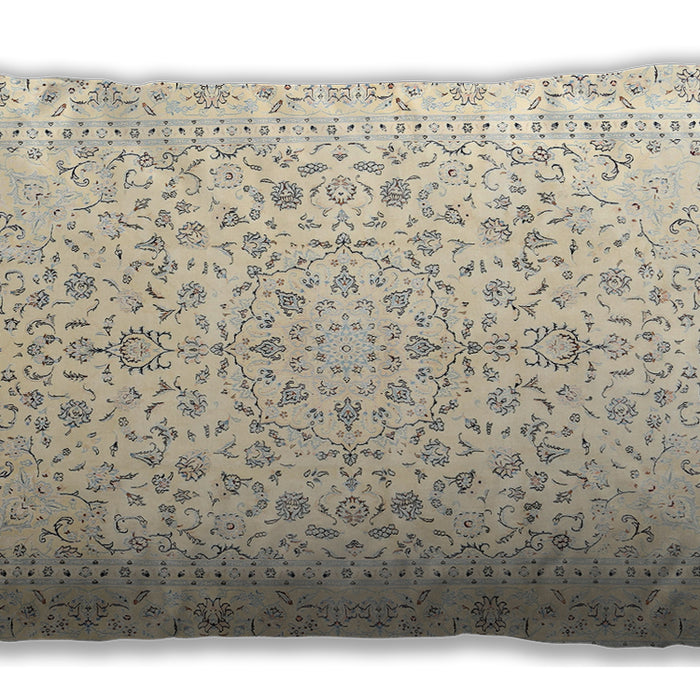 Traditional Classic Rectangular Tan Brown Lumbar Throw Pillow, 13 inch by 19 inch, lbtr4830