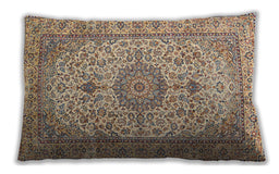 Traditional Classic Rectangular Sienna Brown Lumbar Throw Pillow, 13 inch by 19 inch, lbtr4831