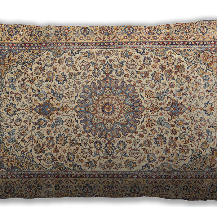 Traditional Classic Rectangular Sienna Brown Lumbar Throw Pillow, 13 inch by 19 inch, lbtr4831