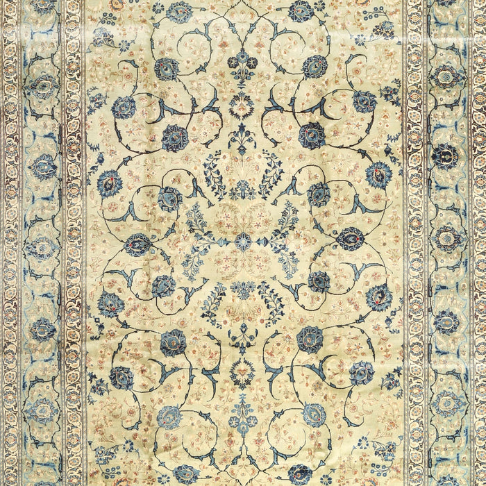 Traditional Khaki Gold Persian Rug, tr4832