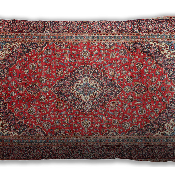 Traditional Classic Rectangular Camel Brown Lumbar Throw Pillow, 13 inch by 19 inch, lbtr4833