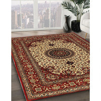 Traditional Brown Medallion Rug, tr485