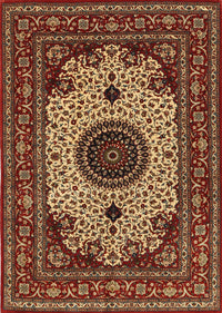 Machine Washable Traditional Peru Brown Rug, wshtr485