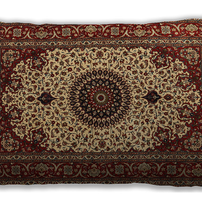 Traditional Classic Rectangular Peru Brown Lumbar Throw Pillow, 13 inch by 19 inch, lbtr485