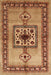 Traditional Mahogany Brown Persian Rug, tr486