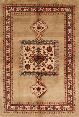 Machine Washable Traditional Mahogany Brown Rug, wshtr486