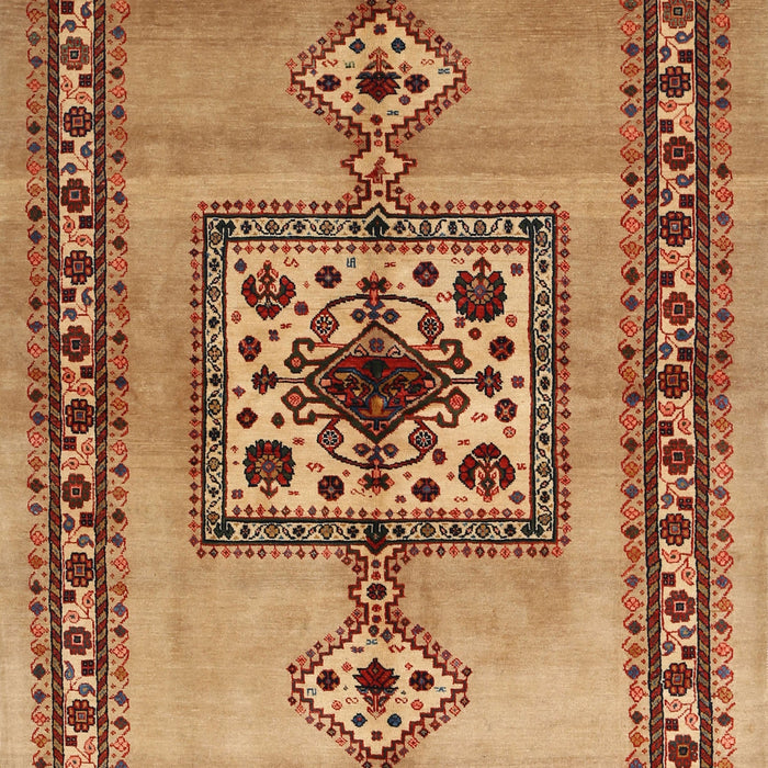 Machine Washable Traditional Mahogany Brown Rug, wshtr486