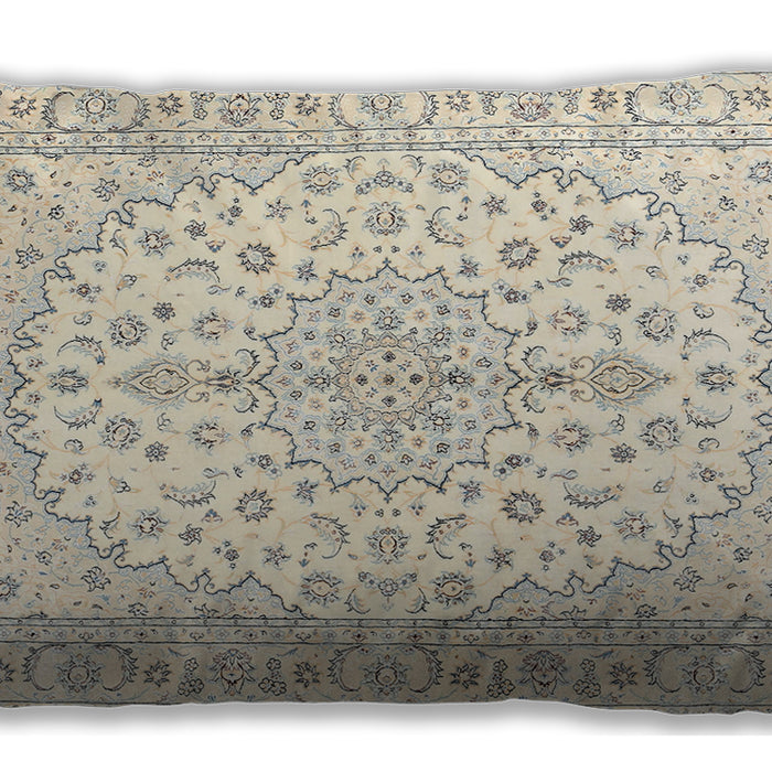 Traditional Classic Rectangular Sage Green Lumbar Throw Pillow, 13 inch by 19 inch, lbtr489