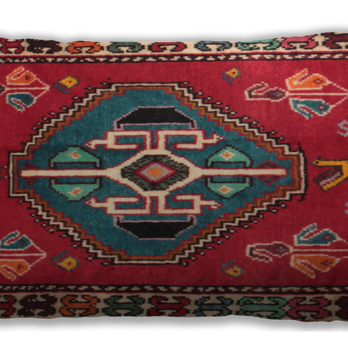 Traditional Classic Rectangular Dark Almond Brown Lumbar Throw Pillow, 13 inch by 19 inch, lbtr493