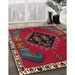 Traditional Red Persian Rug in Family Room, tr494