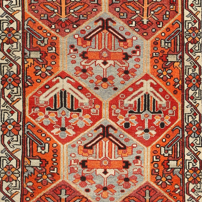 Machine Washable Traditional Sand Brown Rug, wshtr495