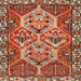 Square Traditional Sand Brown Persian Rug, tr495