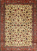 Traditional Saffron Red Persian Rug, tr496